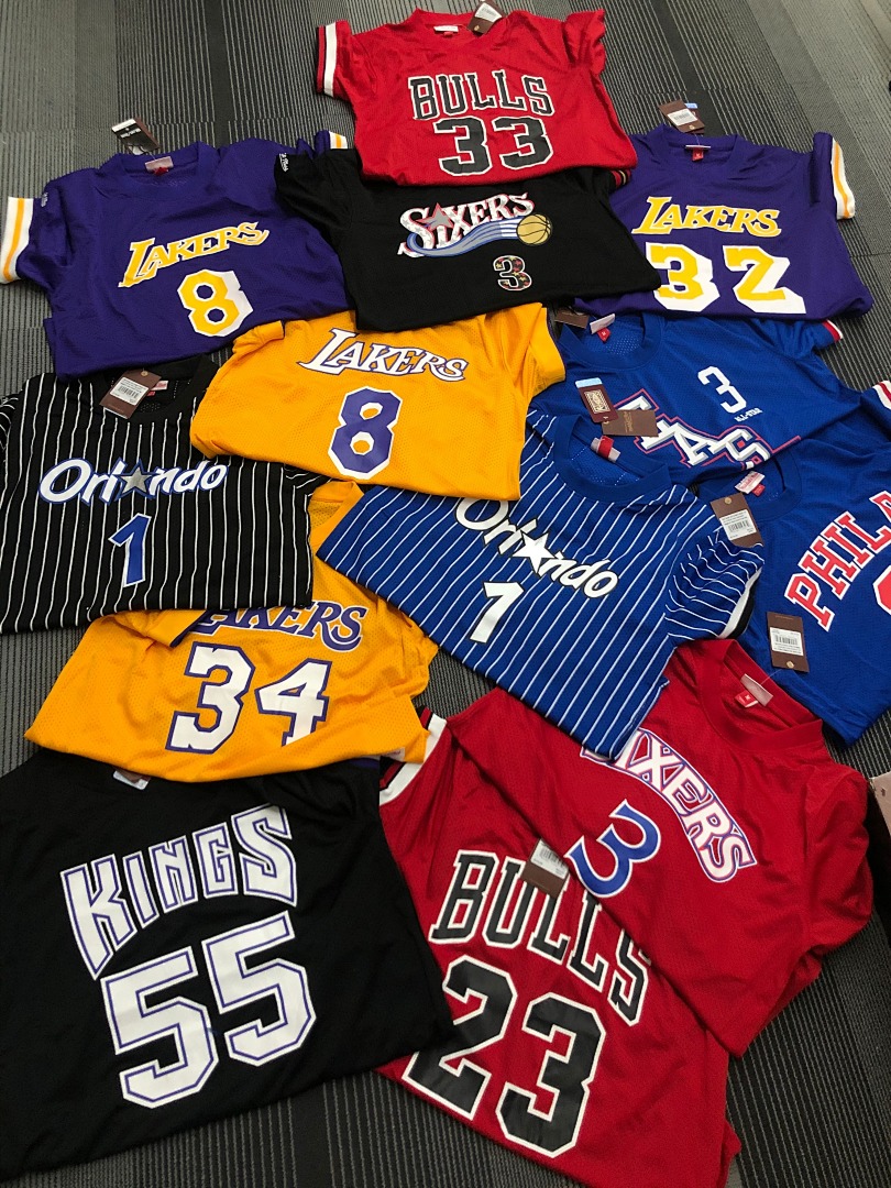 Mitchellness 76人队 黑色 3号 艾佛森 复古网眼短袖, foto 2
