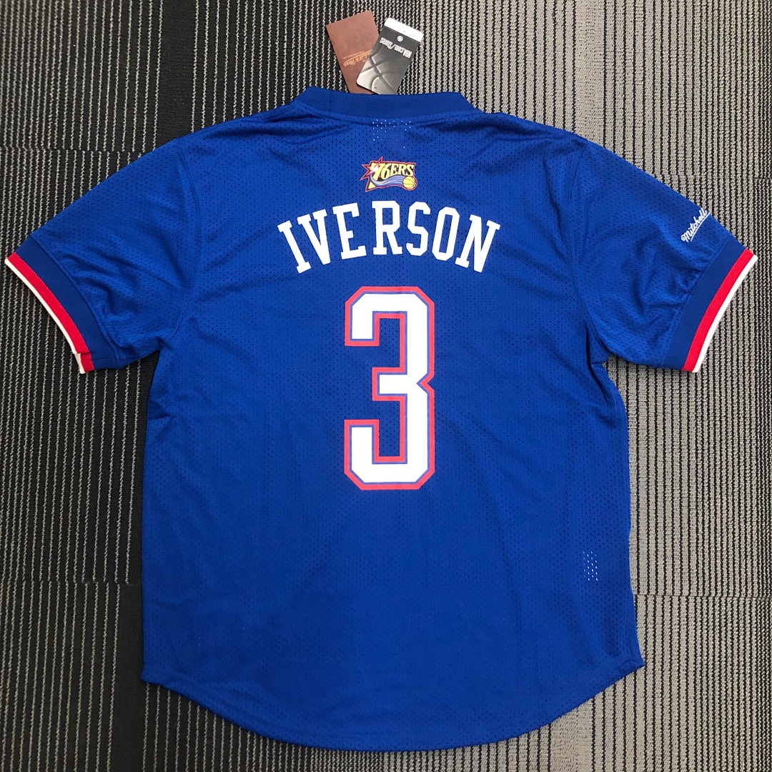 Mitchellness 09赛季全明星赛 3号 艾佛森 复古网眼短袖, foto 18