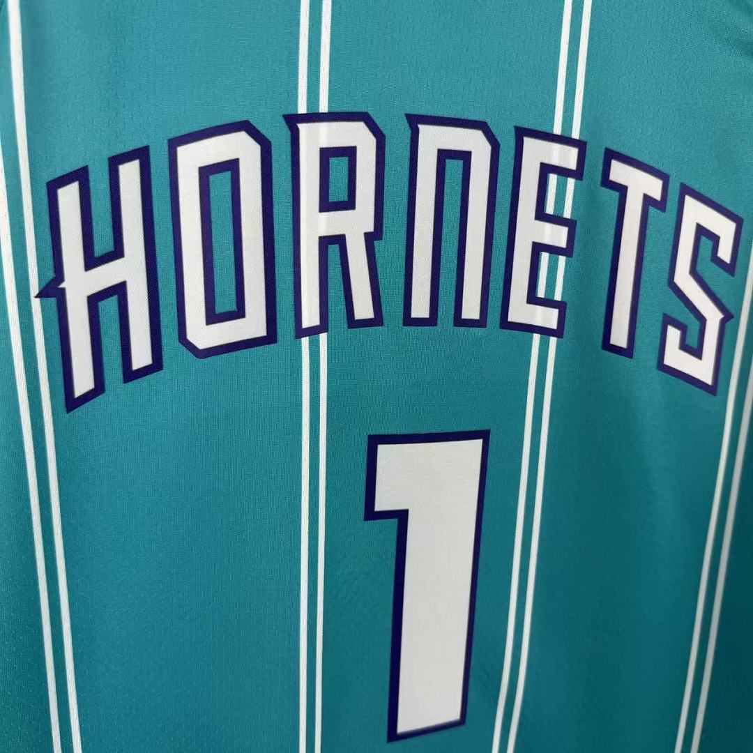 Charlotte Hornets Visitante #1 Camisa Azul, foto 5